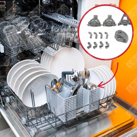 UNTERKORB-BEFESTIGUNGSLAGER GESCHIRRSPÜLER, SPÜLMASCHINE - 00418675