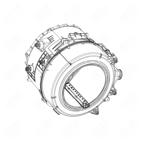 BLOC LAVEUR COMPLET WASCHMASCHINE - 2402106700