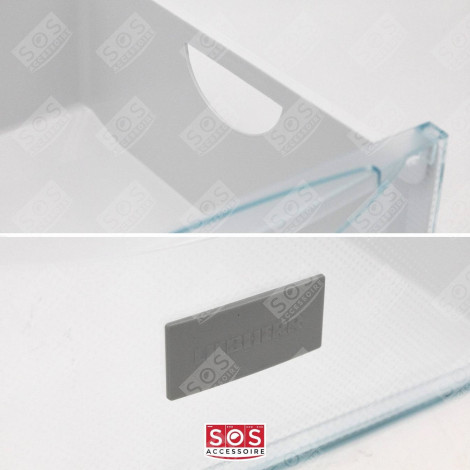 SCHUBLADE OHNE SIEBDRUCK 411X394X183 MM KÜHLSCHRANK, GEFRIERSCHRANK - 9791849