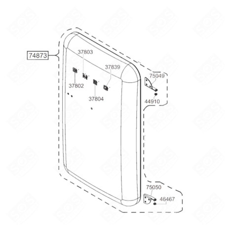 PORTE COMPLÈTE KÜHLSCHRANK, GEFRIERSCHRANK - 696135848