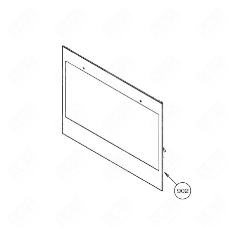 VITRE EXTÉRIEURE BACKOFEN, KÜCHENHERD - Z501P54