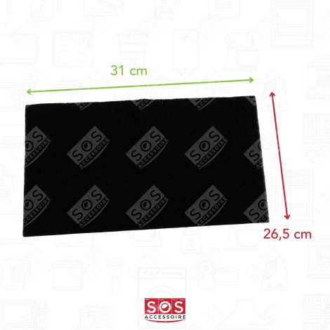 KOHLEFILTER (STÜCK) DUNSTABZUGSHAUBE - 74X4364