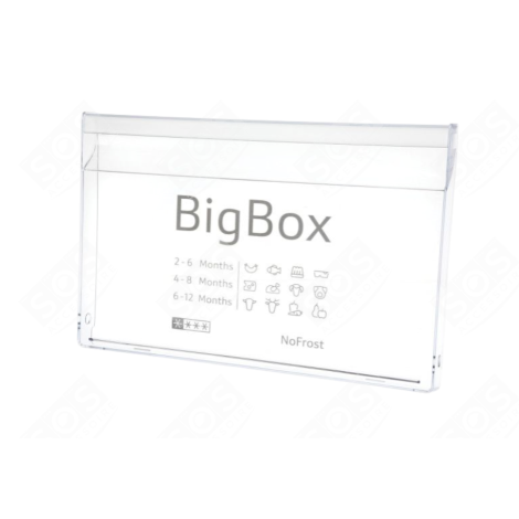 BEDIENBLENDE / FRONTBLENDE KÜHLSCHRANK, GEFRIERSCHRANK - 11013058