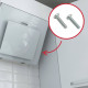 SET MIT 2 SCHRAUBEN (KOHLEFILTER TYP 16) DUNSTABZUGSHAUBE - T16CS FC120 AFFCAF16CS