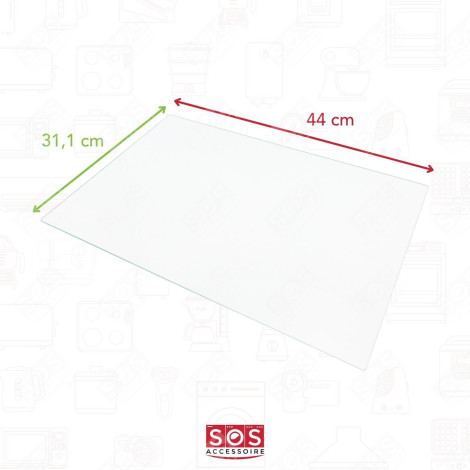 CLAYETTE, ÉTAGÈRE EN VERRE  44 KÜHLSCHRANK, GEFRIERSCHRANK - 4362729100