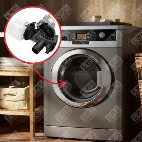 ABLAUFPUMPE ORIGINAL WASCHMASCHINE - 481010581330, C00374788