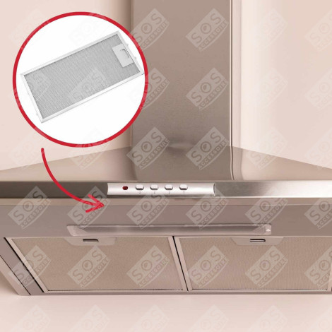 METALL-FETTFILTER DUNSTABZUGSHAUBE - 00435204