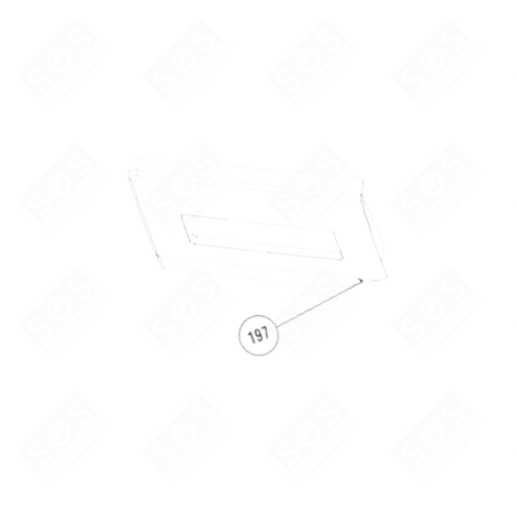 FAÇADE BAC À PRODUITS WASCHMASCHINE - C00953829, 2420709910