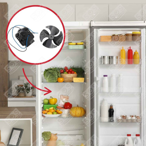 MOTEUR VENTILATEUR KÜHLSCHRANK, GEFRIERSCHRANK - 92129063, 481936170011