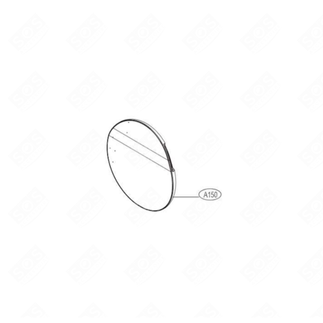 PORTE (REPÈRE A150) WASCHMASCHINE - ADC75466838
