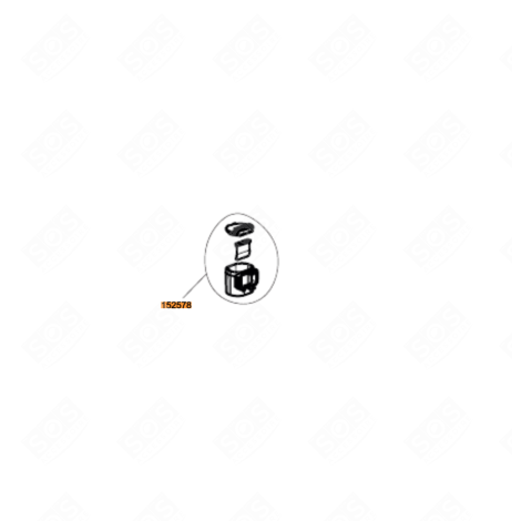 BUSE À CAFÉ EN POUDRE (REPÈRE 152578) KAFFEEMASCHINE, ESPRESSOMASCHINE - 764250098