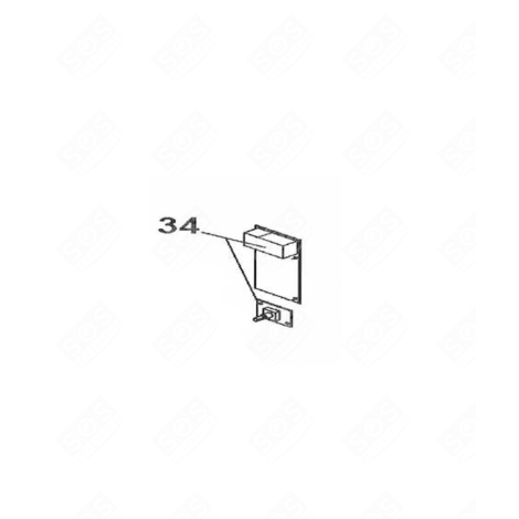 MODULE ÉLECTRONIQUE (REPÈRE 34) MIKROWELLE, MIKROWELLENHERD - 49123860