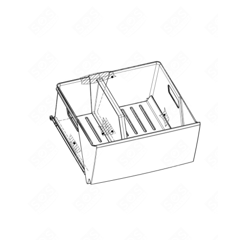 TIROIR, BAC À LÉGUMES COMPLET KÜHLSCHRANK, GEFRIERSCHRANK - 2109288098