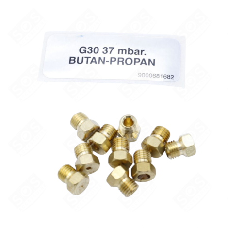 KIT INJECTEURS POUR GAZ NATUREL KOCHPLATTEN, HERDPLATTEN, KOCHFELD - 12012012