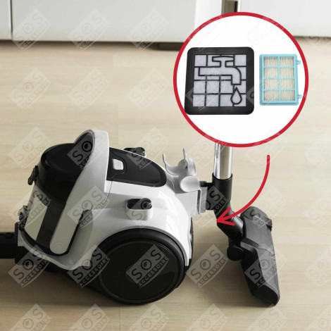 FILTER-SET, KOMPATIBEL STAUBSAUGER - FC8010/01, FC8010/02