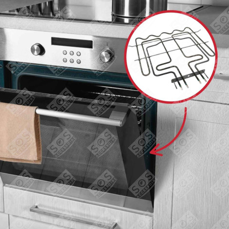 HEIZELEMENT GRILL HEIZUNG 2850 W BACKOFEN, KÜCHENHERD - 481225928873