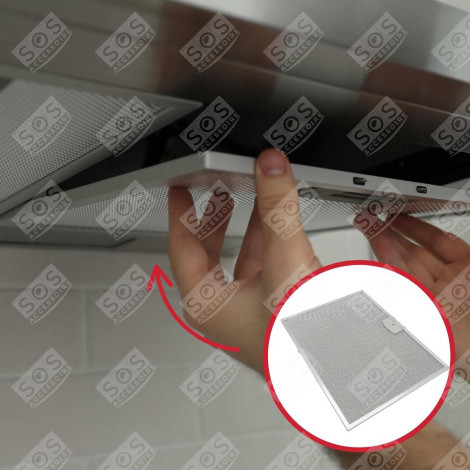 FILTRE MÉTAL (X1) 400X300MM DUNSTABZUGSHAUBE - C00274187