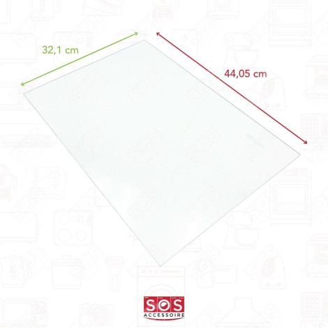 GLASREGAL 440,5X321X3,2 (REP 310) 440,5X321 MM KÜHLSCHRANK, GEFRIERSCHRANK - 4657042600, C00873132