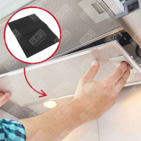 FILTRE CHARBON (À L'UNITÉ) SAN DUNSTABZUGSHAUBE - AS6022390