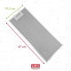 METALLFETTFILTER  470X193MM CBT62 RT623 DUNSTABZUGSHAUBE - 49024660