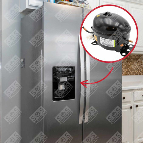 KOMPRESSOR EMT30CDP R600A 1/10 HBP KÜHLSCHRANK, GEFRIERSCHRANK - EMT30CDP