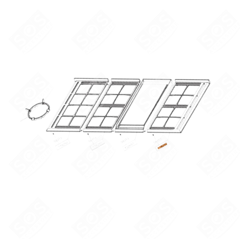 ENSEMBLE GRILLE LATÉRALE BACKOFEN, KÜCHENHERD - 694092472