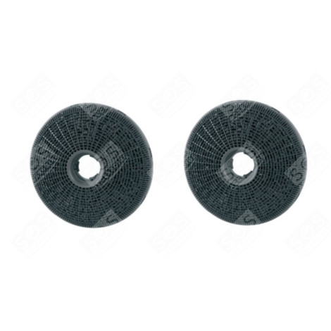LOT DE 2 FILTRES À CHARBON DUNSTABZUGSHAUBE - 74X3895
