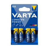 Satz von 4 AA Alkalibatterien LR06