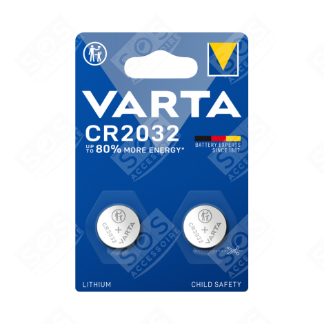 SATZ VON 2 KNOPFZELLEN CR2032 ZUBEHÖR UND PFLEGEPRODUKTE - 6032101402