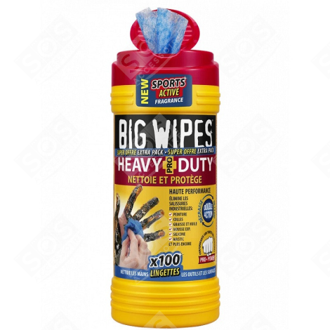 BOX MIT 120 HIGH PERFORMANCE-TÜCHERN BIG WIPES ZUBEHÖR UND PFLEGEPRODUKTE - BIG WIPES