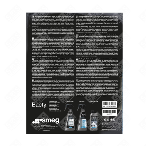 LINGETTE MICROFIBRE ANTIBACTÉRIENNE BACTY BACKOFEN, KÜCHENHERD - BACTY