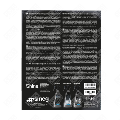 LOT DE 5 CHIFFONS LUSTRANT SHINE ZUBEHÖR UND PFLEGEPRODUKTE - SHINE