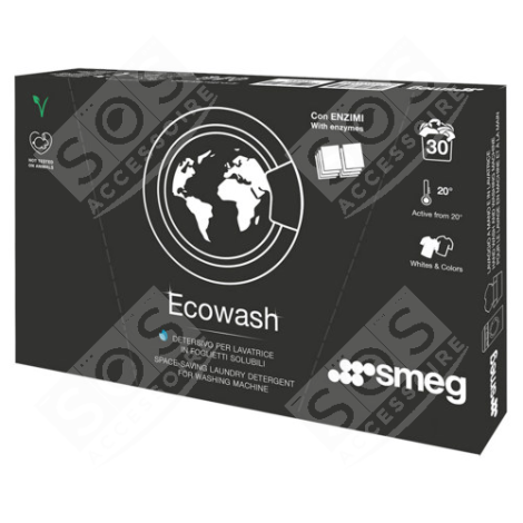LESSIVE EN FEUILLES SOLUBLES ECOWASH (30 FEUILLES) WASCHMASCHINE - ECOWASH
