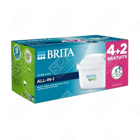 ORIGINAL 4+1 MAXTRA PRO ALL-IN-ONE FILTERKARTUSCHEN WASSERKOCHER, KARAFFE - 1050416