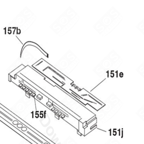 CARTE ÉLECTRONIQUE, MODULE DE COMMANDE  GESCHIRRSPÜLER, SPÜLMASCHINE - 70017362