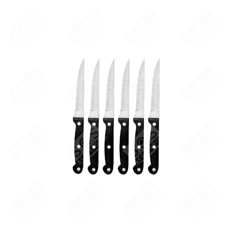 BOÎTE DE 6 COUTEAUX À STEAK D'ORIGINE KÜCHENUTENSIL - 