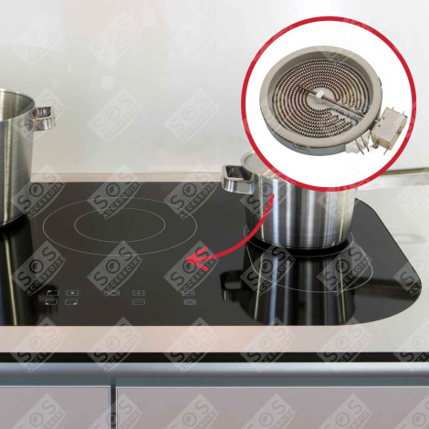FOYER RADIANT D'ORIGINE KOCHPLATTEN, HERDPLATTEN, KOCHFELD - AS0075628