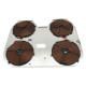 INDUCTEUR 4F-180 X4 KOCHPLATTEN, HERDPLATTEN, KOCHFELD - AS0070233