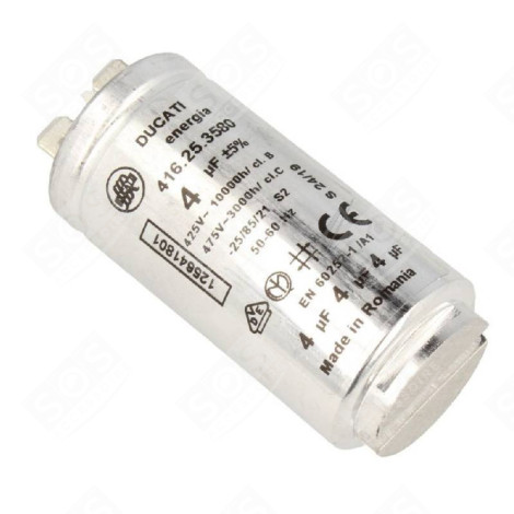CONDENSATEUR 4MF D'ORIGINE WASCHMASCHINE - 858125641801