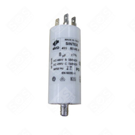 CONDENSATEUR 8MF 450V WÄSCHETROCKNER - 481981729146