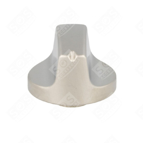 BOUTON DE GAZ D'ORIGINE NICKEL SATINÉ BACKOFEN, KÜCHENHERD - 81218023