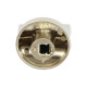 BOUTON DE GAZ D'ORIGINE NICKEL SATINÉ BACKOFEN, KÜCHENHERD - 81218023