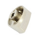 BOUTON DE GAZ D'ORIGINE NICKEL SATINÉ BACKOFEN, KÜCHENHERD - 81218023