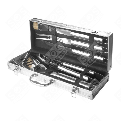 MALLETTE BARBECUE 5 PIÈCES D'ORIGINE RACLETTE, TISCHGRILL, WOK - LA60260
