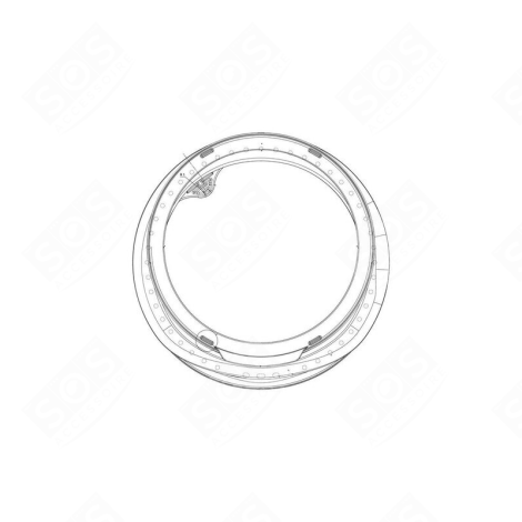SOUFFLET, JOINT DE HUBLOT D'ORIGINE WASCHMASCHINE - 858132760105
