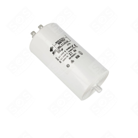 CONDENSATEUR 50MF 450V D'ORIGINE WASCHMASCHINE - 481281728516