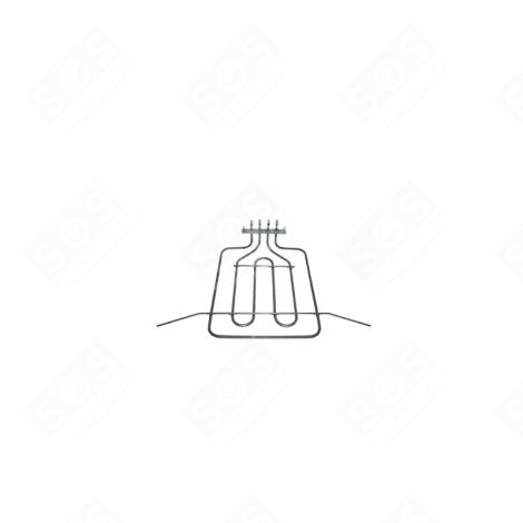 RESISTANCE DE VOUTE 2600W D'ORIGINE BACKOFEN, KÜCHENHERD - 70X1575