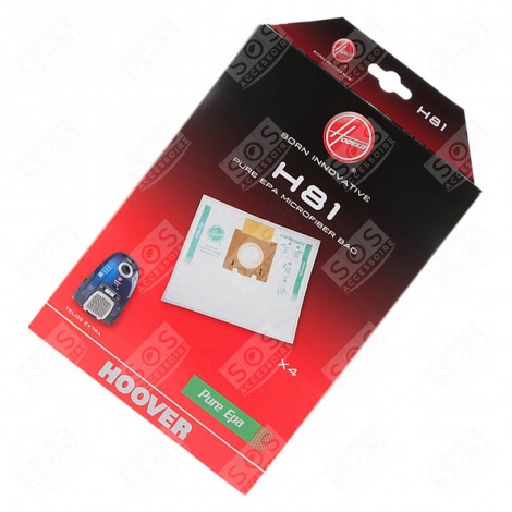 4ER PACK MIKROFASER BEUTEL H81 STAUBSAUGER - 35601865