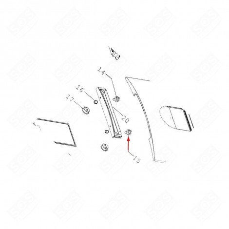 MIKROSCHALTER DUNSTABZUGSHAUBE - C00139289