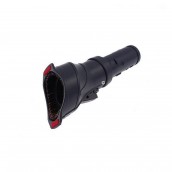 Kleine runde Düse mit einziehbaren Borsten, schwarz (zum Einrasten)